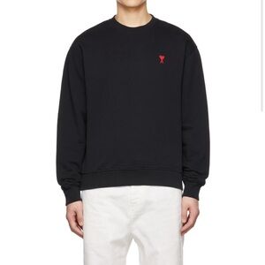 Ami Paris Black Ami de Coeur Sweatshirt